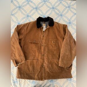 Men’s Vintage Carhartt chore coat blanket lined XL